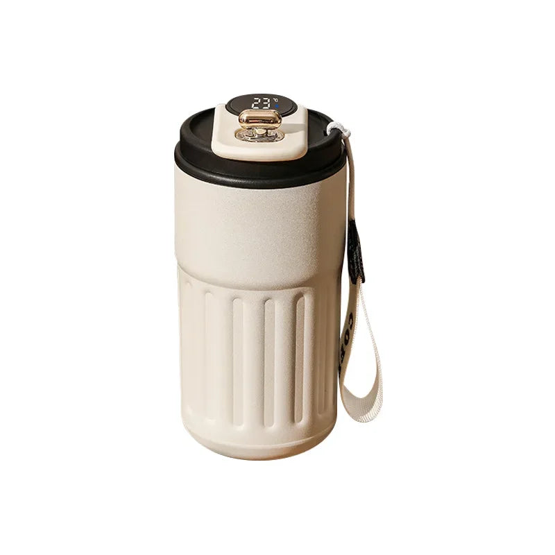 Stainless Steel Vacuum Cup Office 450ml 510ml Thermos Bottle Smart Display Temperature Coffee Cup Business Portable Thermal Mug