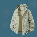 UV Protection Ice Silk Lightweight Outdoor Jacket for Men Breathable Skin Shirt Couple's Summer Fashion Urban Style Hat