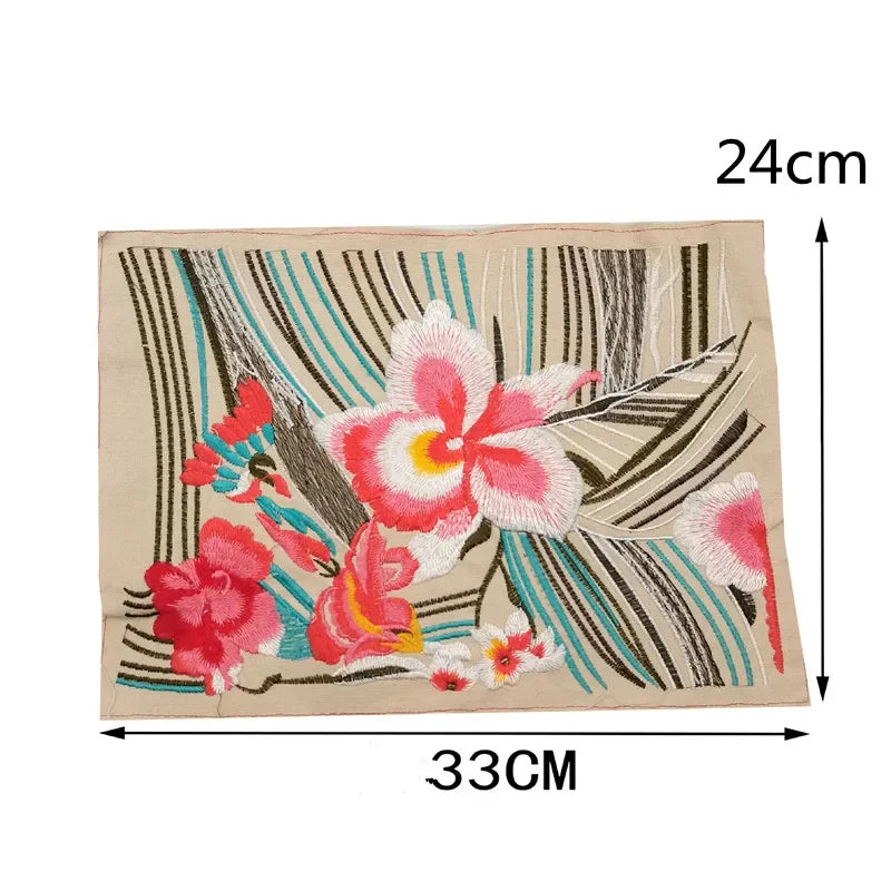 1pcs Embroidered Patches for Clothing Sewing on Appliques Dress Decor