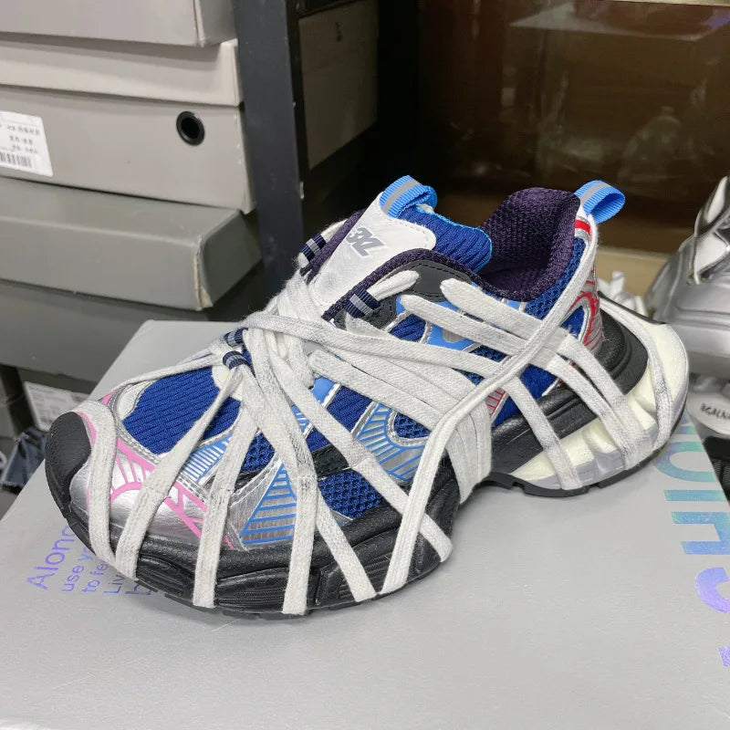 Couples make old dad shoes, spring and autumn thick soles increase in height low-top straps