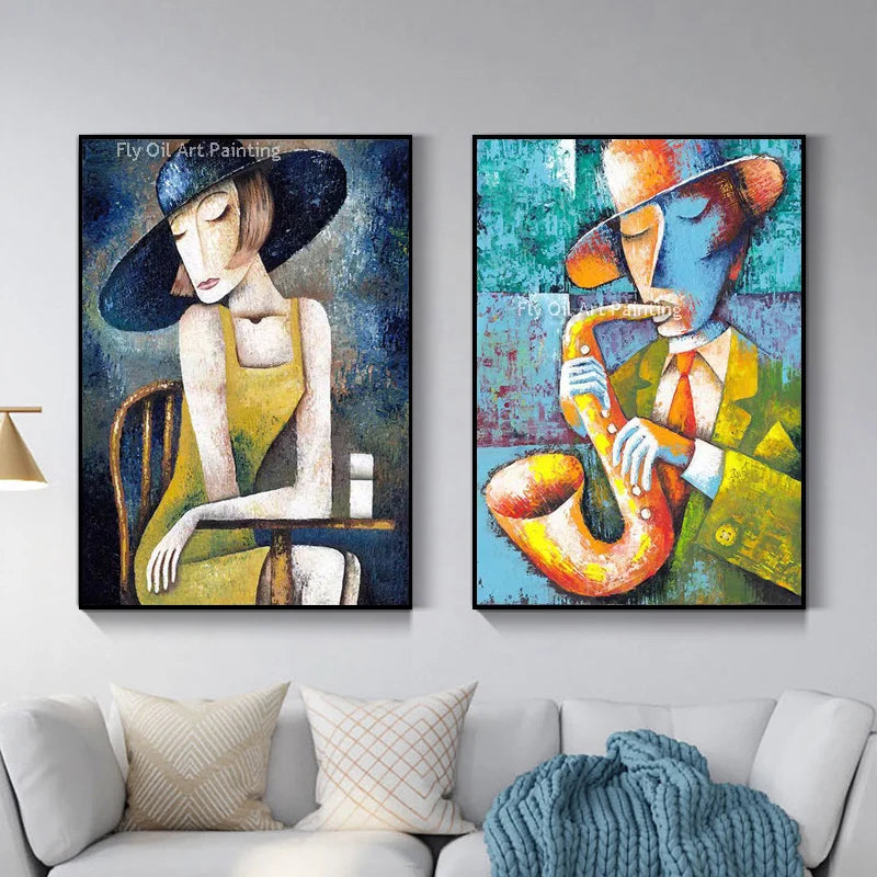 100% Handmade Oil Painting Picasso Famous Painting Canvas Art Wall Picture for Living Room Decoration Abstract Home Decor