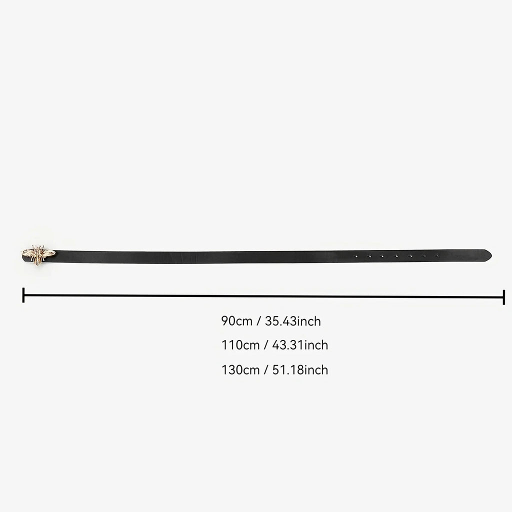 A Pair of Women's Double-Sided Thin Belts for Women with Skirts, High-End Belts, Women's Trouser Belts