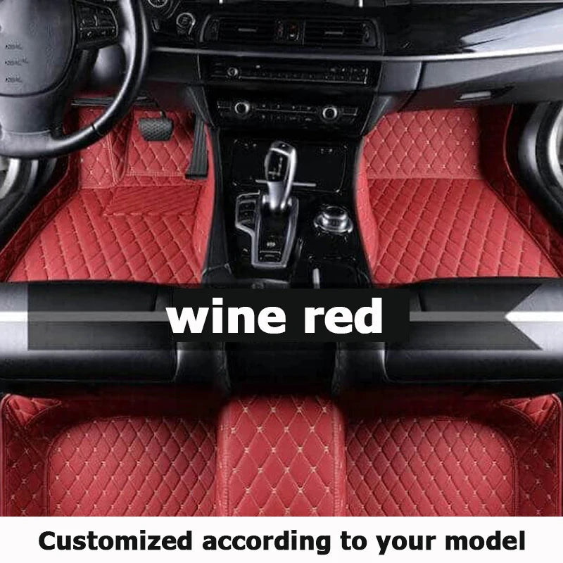Car Mats For SEAT Cupra Ateca KH7 2016~2022 Auto Floor Rugs Protective Pad Carpets Leather Mat Interior Parts Car Accessories