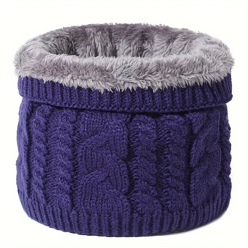 Fashion Polyester Fiber Neck Warm Scarf Suitable for Comfortable Winter Accessories for Men and Women in Cold Weather