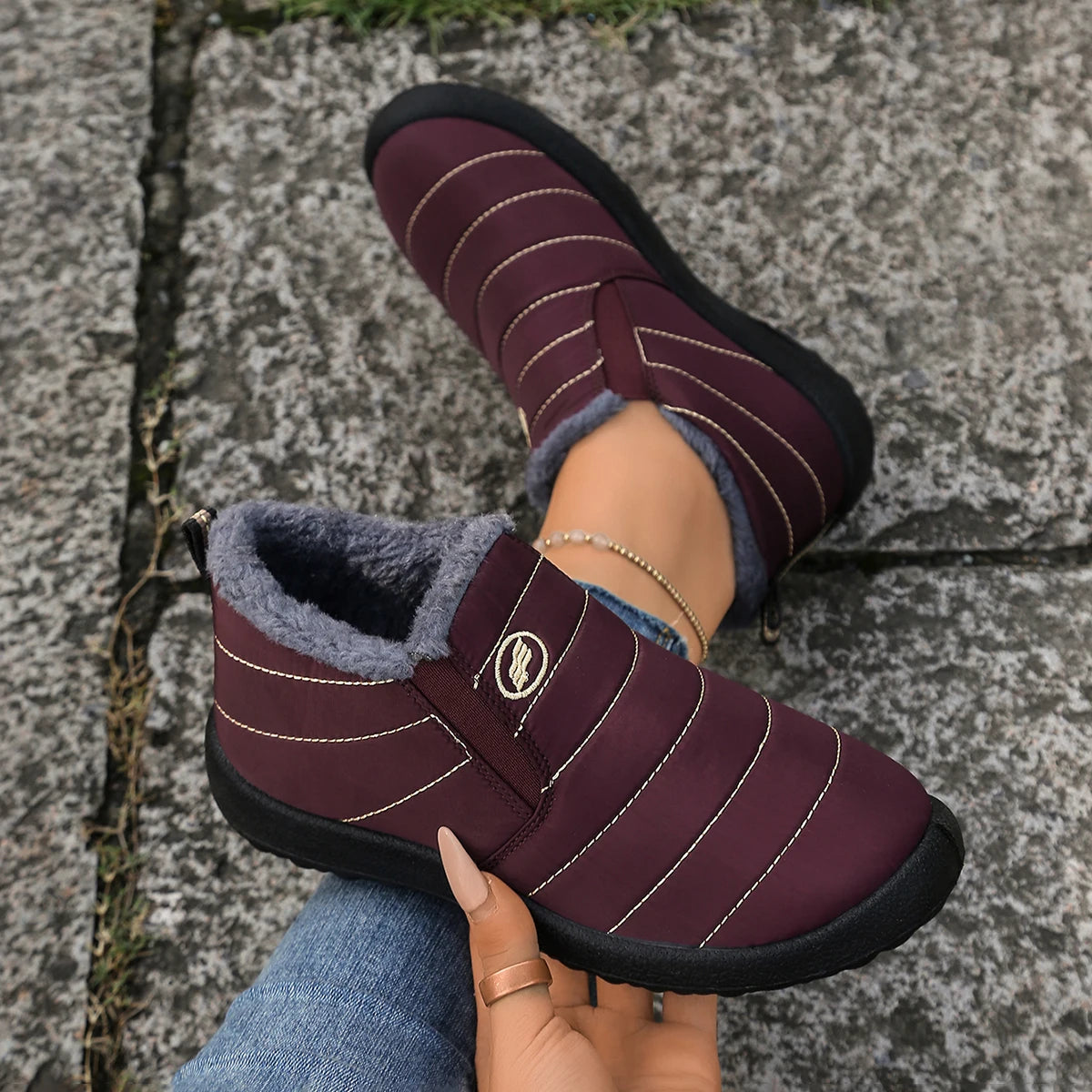 Women's shoes Women's cotton boots for autumn and winter are warm, comfortable and anti-slip Shoes woman free shippiing shoes