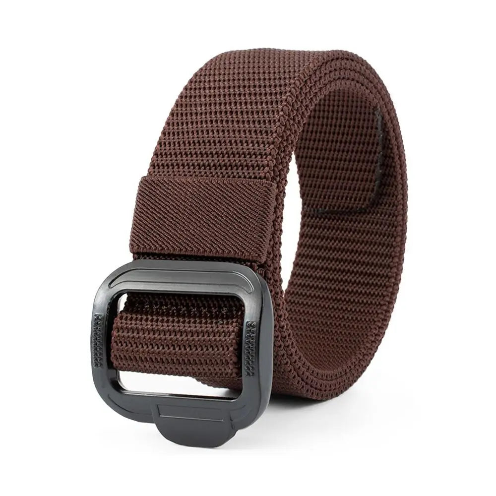 Fashion Vintage Retro Nylon Tactical Belt Trouser Dress Belts Non-Porous Buckle Waistband Waist Strap