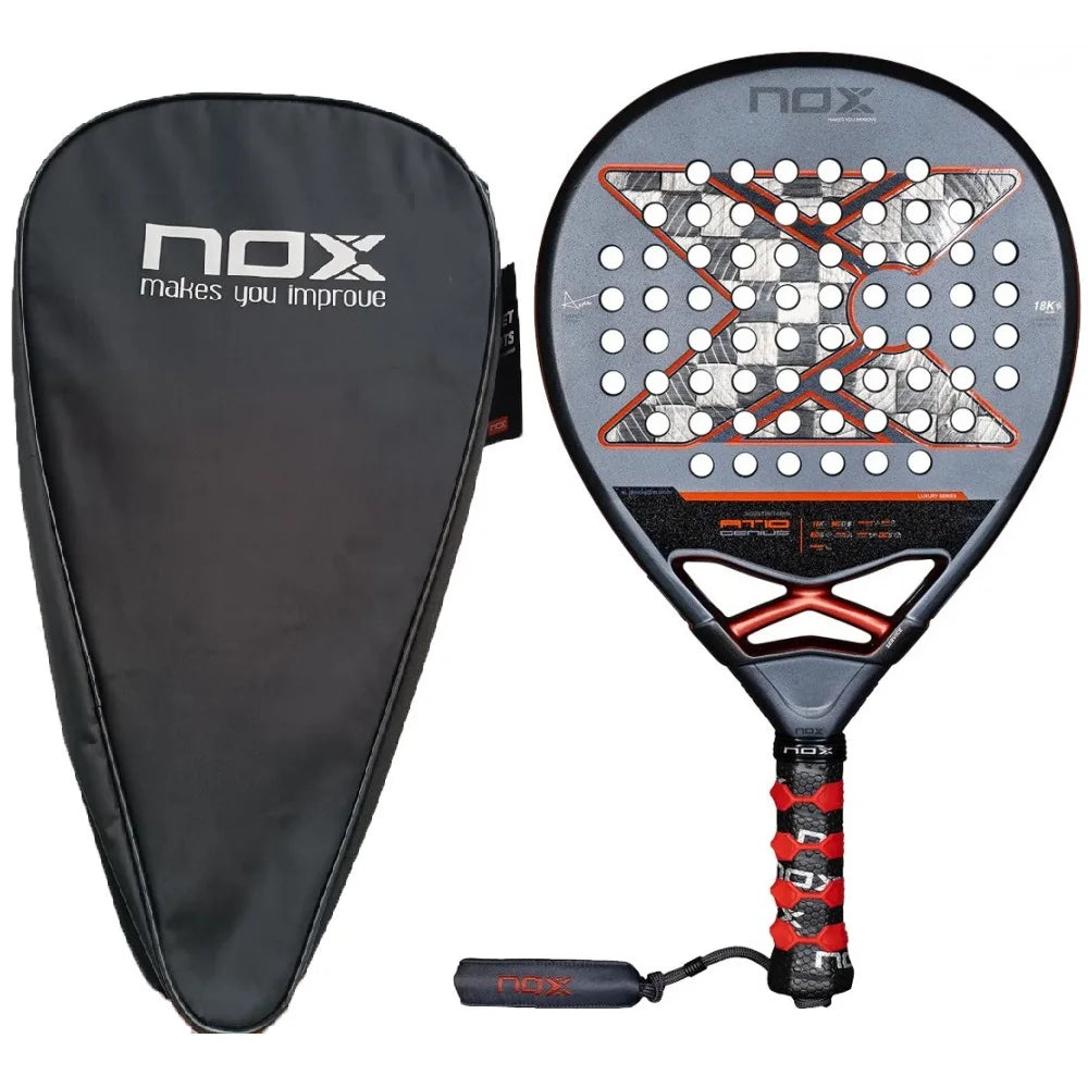 Nox 3K 12K 18K Tennis Paddle Racket,Portable Bag Included,Perfect Gift for Christmas Birthday Holidays,Professional Skill Level