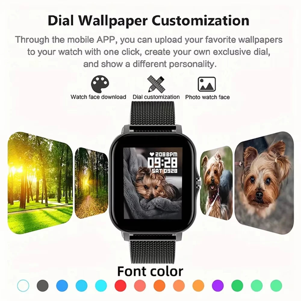 LAXASFIT 2026 New Y13 Pro Max Smart Watch Gift Full Touch Screen Sports Fitness Watch Bluetooth Talk Digital Smartwatch