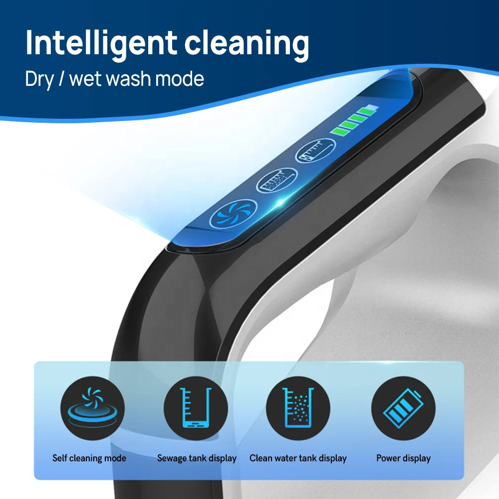 Lightweight Wet Dry Cordless Bagless Upright Vacuum Cleaner for Carpet Hard Floor Cleaning