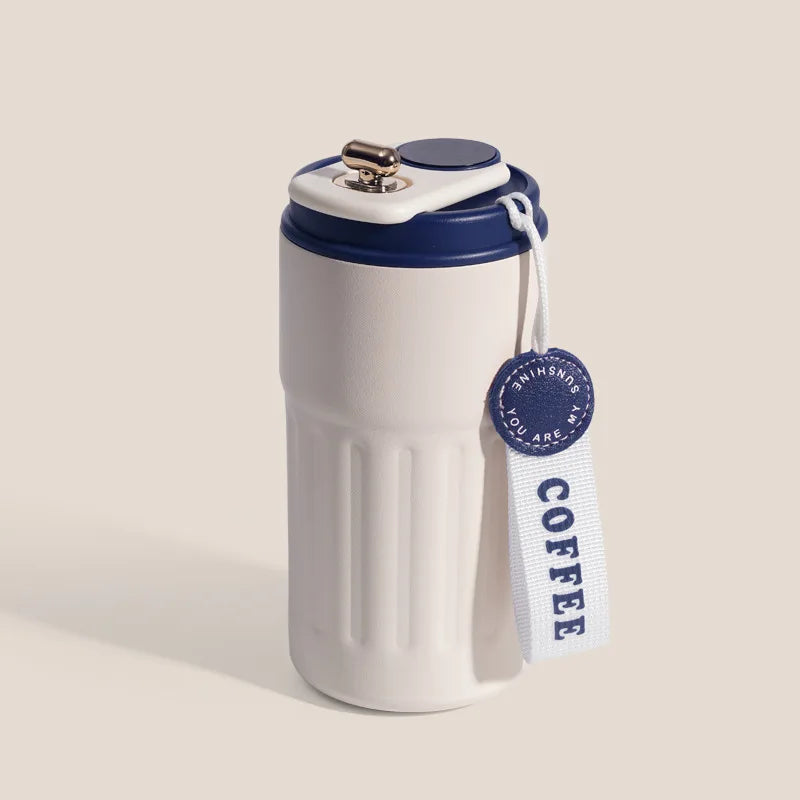 Smart Temperature Display Coffee Thermos, Unisex Portable Stylish Minimalist Gift Mug
