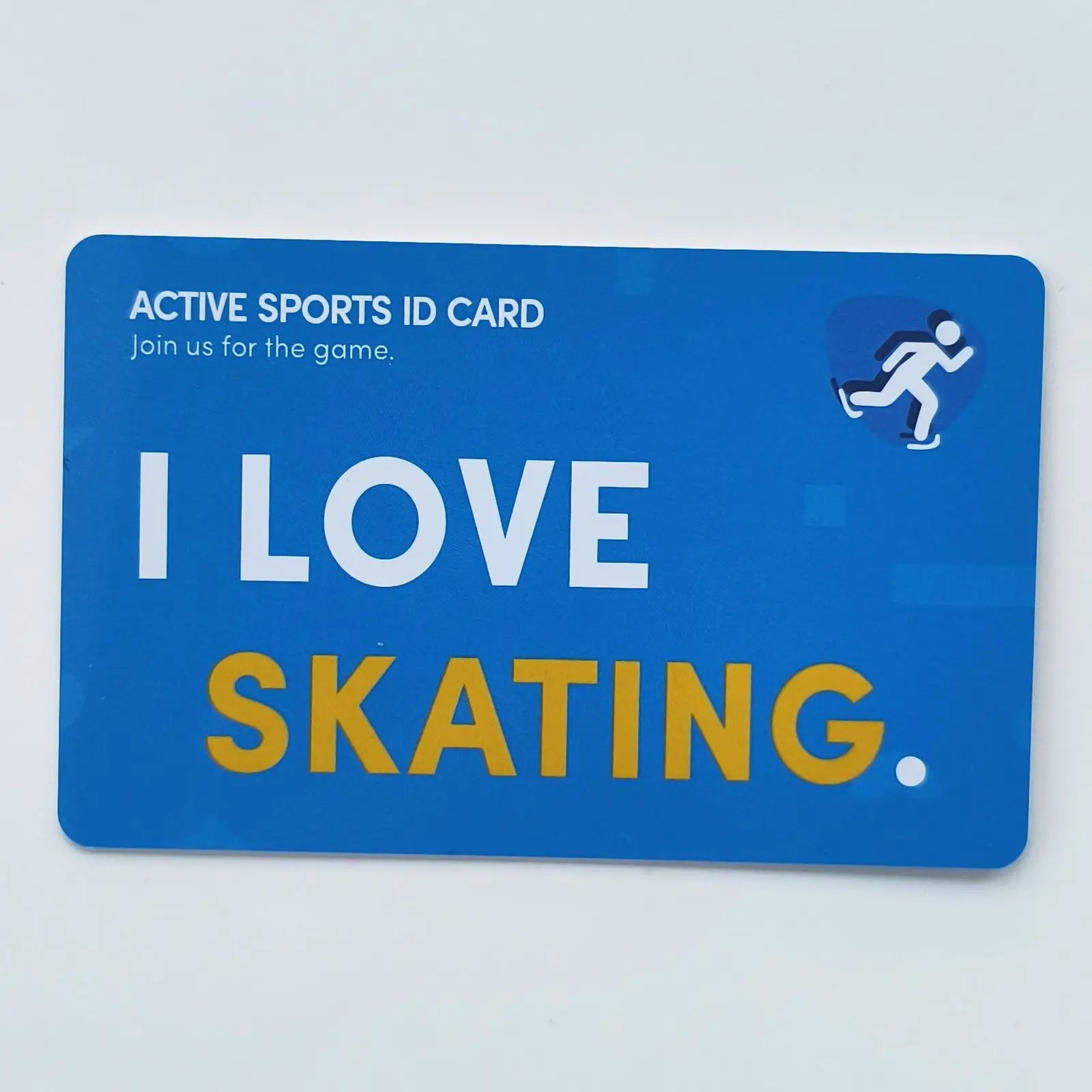 i love baseball basketball football cricket Card Games cycling golf Fitness Singing Table tennis Skating Active sports id card