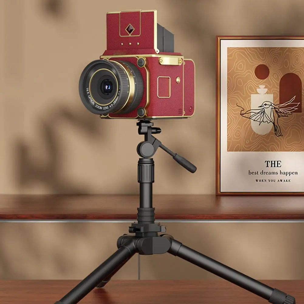 Retro Mini CCD Camera Twin Reverse Simulation Portable Student Friendly Atmosphere Enhancing Decorative Digital Camera