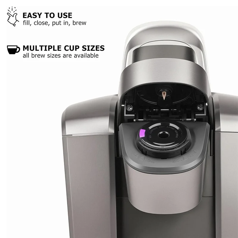 2025 Hot Style Reusable K Cups For K Mini, K Elite, K Classic, K Compact, K Latte, K Select And All 2.0 & 1.0 Coffee Makers - Free Item