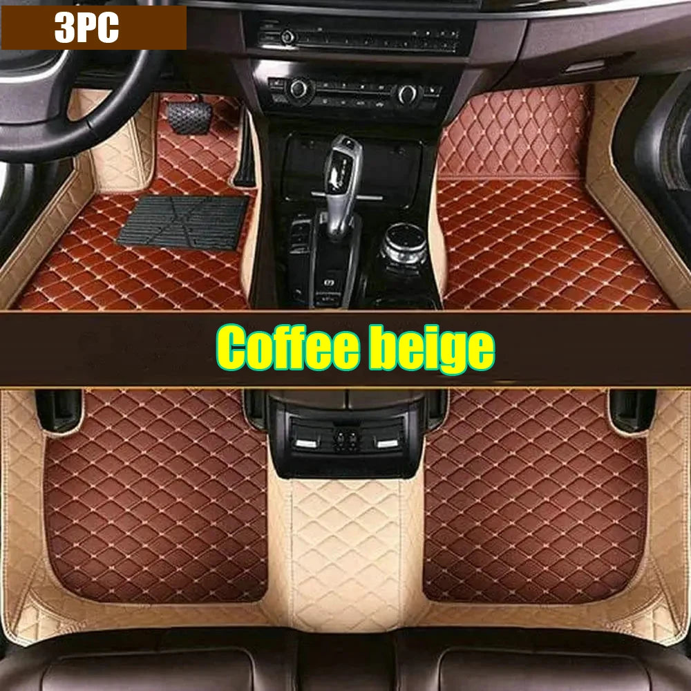 Car Mats For VW VW Passat CC 2008~2016 Floor Rug Set Auto Interior Parts Carpet Pad Luxury Leather Mat Car Accessories