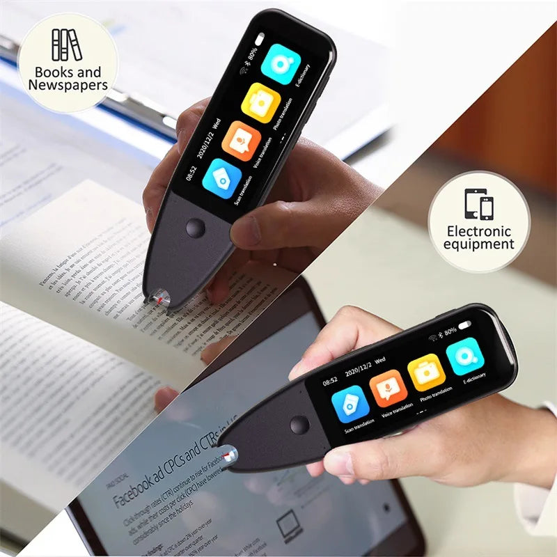 International scanning translator English, Chinese, Japanese, Korean, German, French, Russian multi-lingual translators