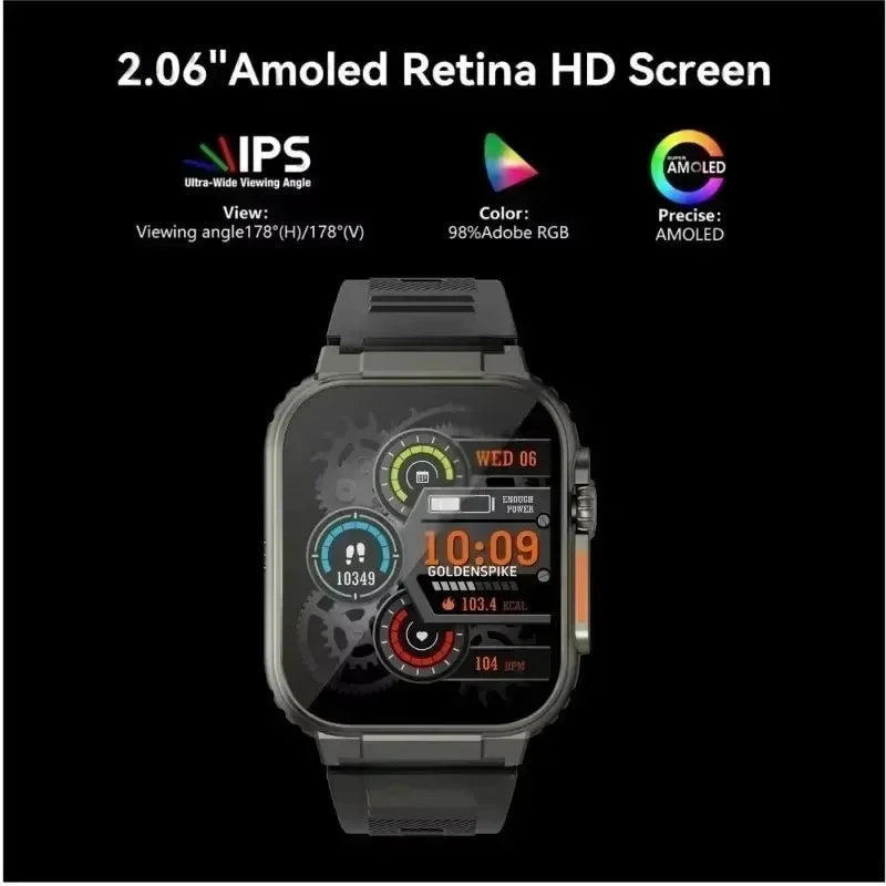Ai3 Smartwatch: 2.2" HD Display (448*528) | 180° Rotatable Camera| 4G Calling & 256GB Memory | Comprehensive Health Tracker