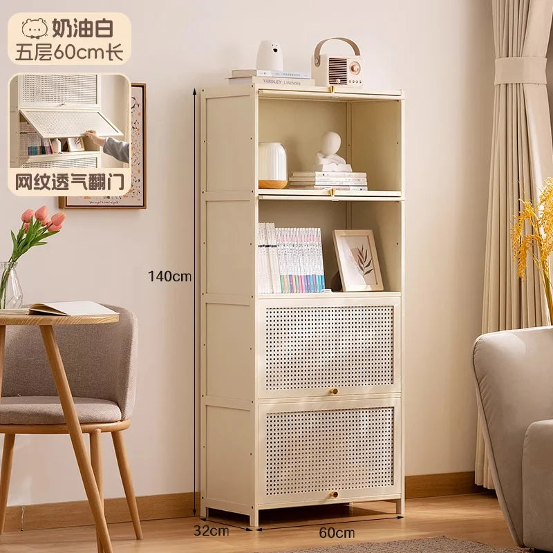 Bay window cabinet Balcony cabinet Shelf with locker Tatami strip cabinet