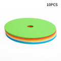 10 pieces of high quality football basketball training auxiliary sports training equipment accessories with holes landmark pad