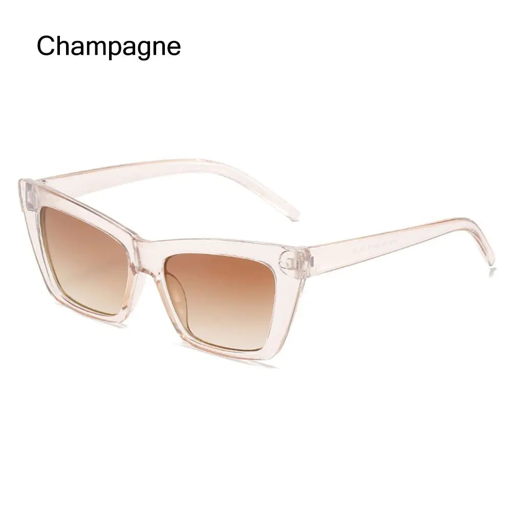 Trendy Cat Eye Sunglasses for Women/Men Retro Square Sun Glasses UV400 Protection Eyewear Summer Shades Fashion Accessories