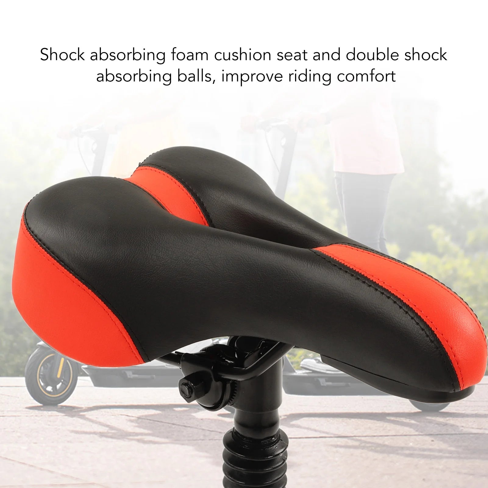 Electric Scooter Seat Saddle Foldable Adjustable Universal Punch Free Scooter Seat Replacement for Xiaomi M365
