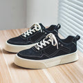Men's Casual Low-Top Board Shoes Spring  Flats Platform Lace-Up Sneakers Street Style Breathable Designer Fashion Footwear