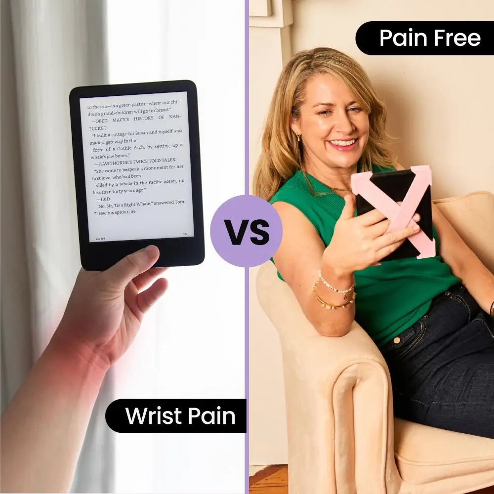 PU Leather 6-7" eReader Secure Hand Strap High Elastic E-Book Fixed Belt for Kindle Paperwhite/Kobo/Voyaga/Pocketbook/Tolino