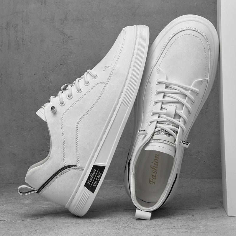 Genuine Leather Men Casual Shoes Comfortable Men's Skateboard Footwear All-match Leisure Walk Sneakers Tenis Masculino Trainers