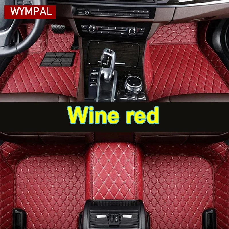 Car Mats For VW VW Passat CC 2008~2016 Floor Rug Set Auto Interior Parts Carpet Pad Luxury Leather Mat Car Accessories