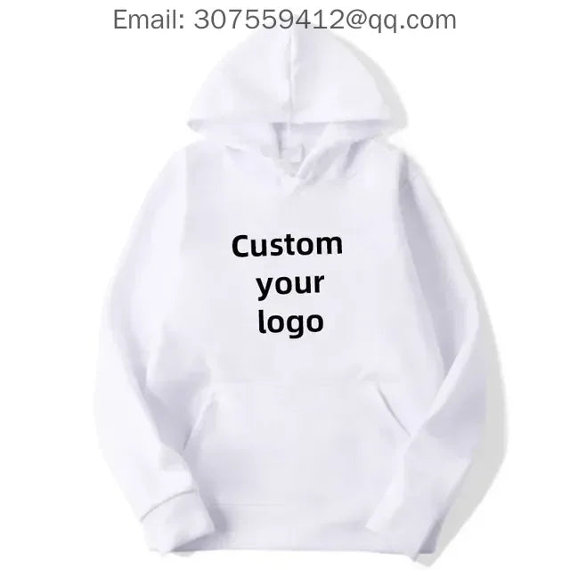 Free Addition of Logo for Men's and Women's Customized Hoodies, with the Option to Print Photos and Logos of Your Design as High