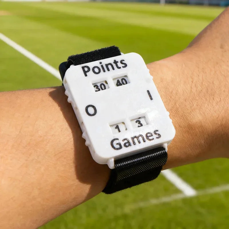 Portable Score Keeper Wrist Band Padel Tennis Wrist Score Counter Adjustable Wristband Instant Score Tracker Sport Accessories