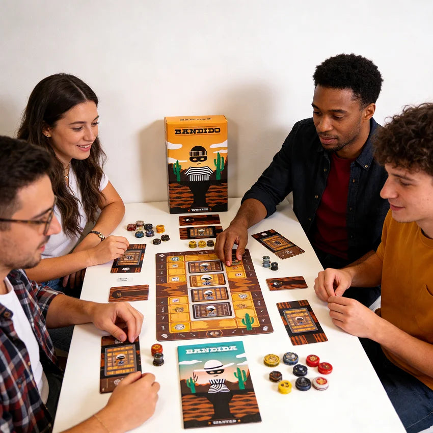 Puzzle Board Game for 1-4 Players, 15min Family Party Game, Fun Strategy Game