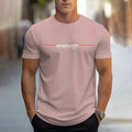 New Summer Men's Short Sleeve T Shirt Summer Breathable Round Neck Inspirational Quotes Letter Printed Top Fashion Streetwear