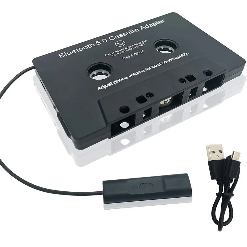 Bluetooth 5.0 Car Audio Stereo Cassette Vehicle Bluetooth Tape Cassette Player Car MP3 Handsfree Phonebook For Iphone
