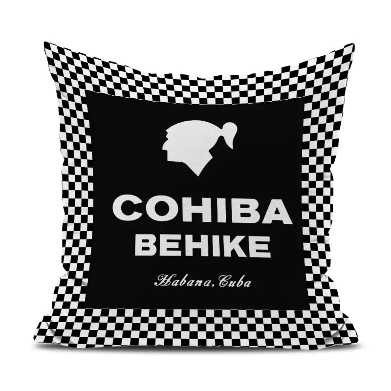 Cushion Cover 45x45 Cushions Covers for Bed Pillows C-cohiba Couple Pillow Pillowcases 50x50 Pilow Cases Car Decoration Anime