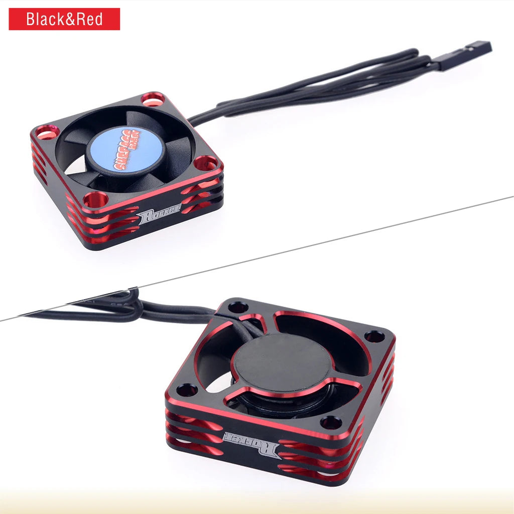 Rocket RC Fan 25mm 30mm 35mm 40mm 50mm SURPASS HOBBY Heat Dissipation Cooling Fan for For 1/10 1/8 Brushless Motor RC Car Part.