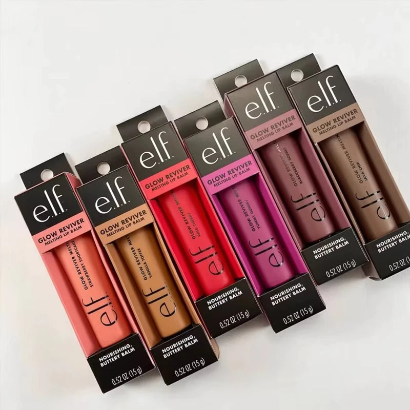 Elf Lip Balm Tinted Lip Gloss Lightweight Hydrating Nourishing Repairing Improve Lip Lines Dryness Create Naturally Plump Lips
