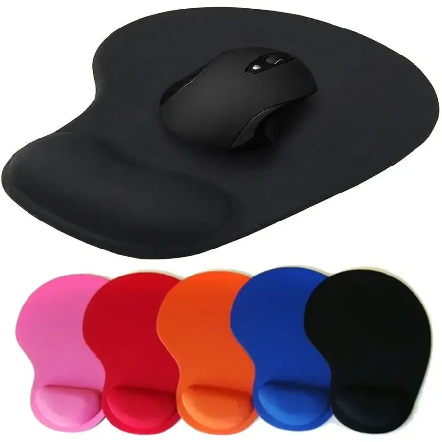 Ergonomic mouse pad with wrist rest, comfortable wrist support, non-slip mouse pad, wrist cushion, soft and comfortable