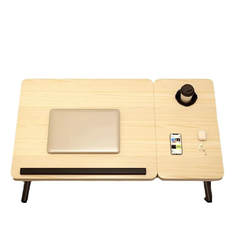 Bedside desk for dorm students, multifunctional foldable laptop desk, window sill desk board