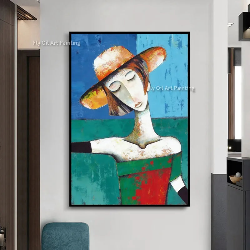 100% Handmade Oil Painting Picasso Famous Painting Canvas Art Wall Picture for Living Room Decoration Abstract Home Decor