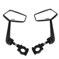 Universal Bike Handlebar Mirrors Motorcycle Rear View Mirror HD Wide Angle & 360° Rotating Back Sight Rearview Motorcycle Mirror