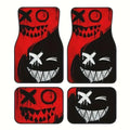 Car Mats 4pcs Polyester Fiber All-Season Vehicle Floor Mats with Anti-Slip Base, Easy To Clean Car Interior Accessories
