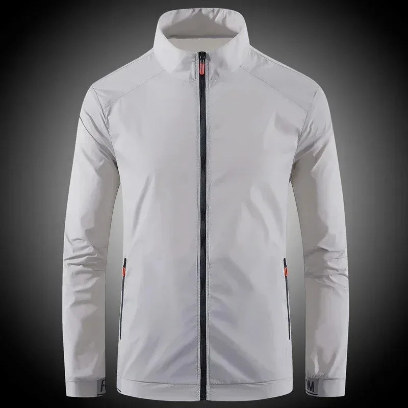 Summer Thin Sunscreen Coats Men's Breathable Sports Waterproof Jacket Men UV Protection Jackets Outdoor Fishing Skin Clothing