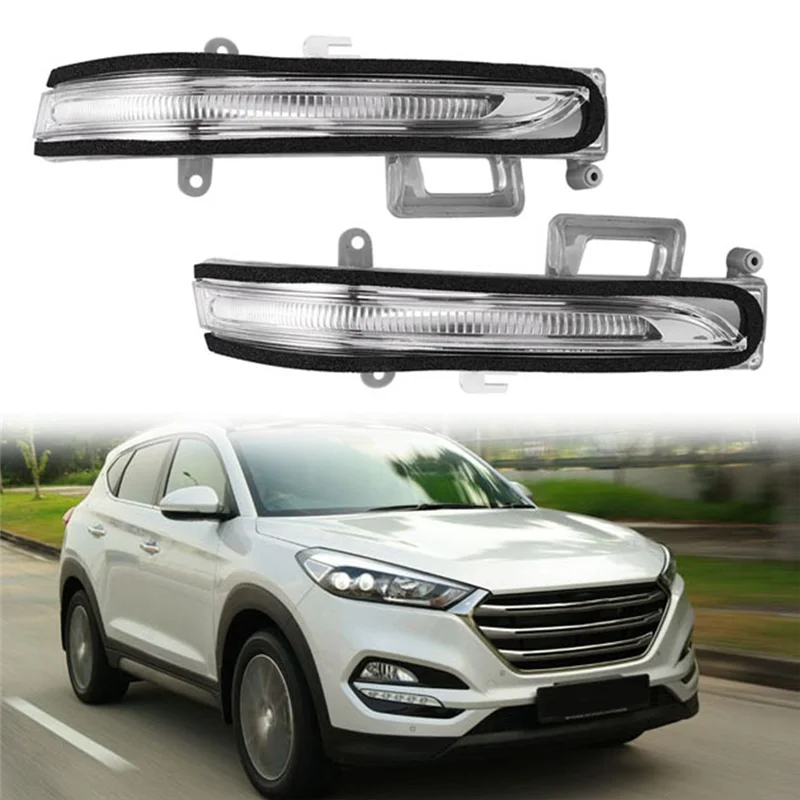 Car Rearview Side Mirror Light Turn Signal Blinker Indicator Lamp for Hyundai Tucson 2015 2016 2017 2018 2019 Left
