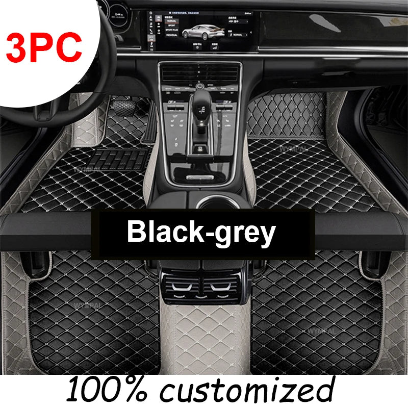 Car Floor Mats For Ford Mondeo MK4 2007 2008 2009 2010 2011 2012 2013 Auto Luxury Leather Men Women Car Mats Full Coverage