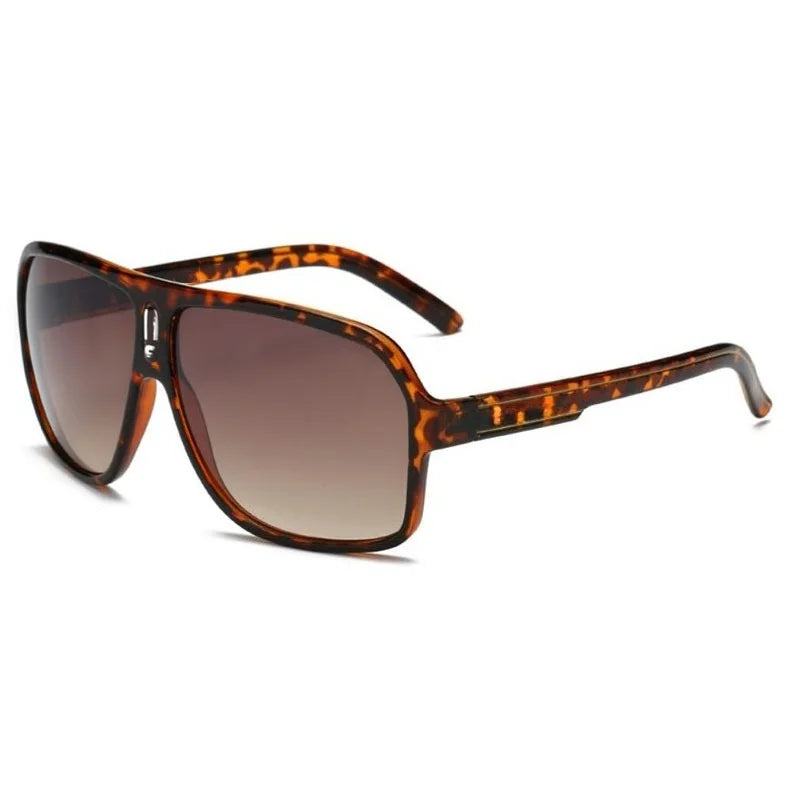 Men's Vintage-Inspired Fashion Fashion Glasses with Large Curved Frames - Perfect for Parties