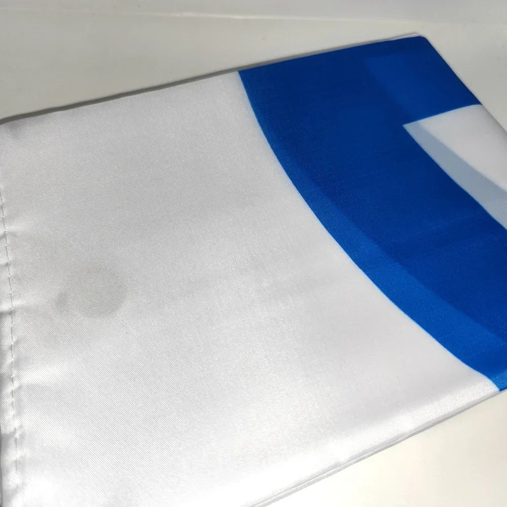 Russia Peace Flag, White-Blue-White, Header Banner, Outdoor Decor, 90x150cm, Polyester