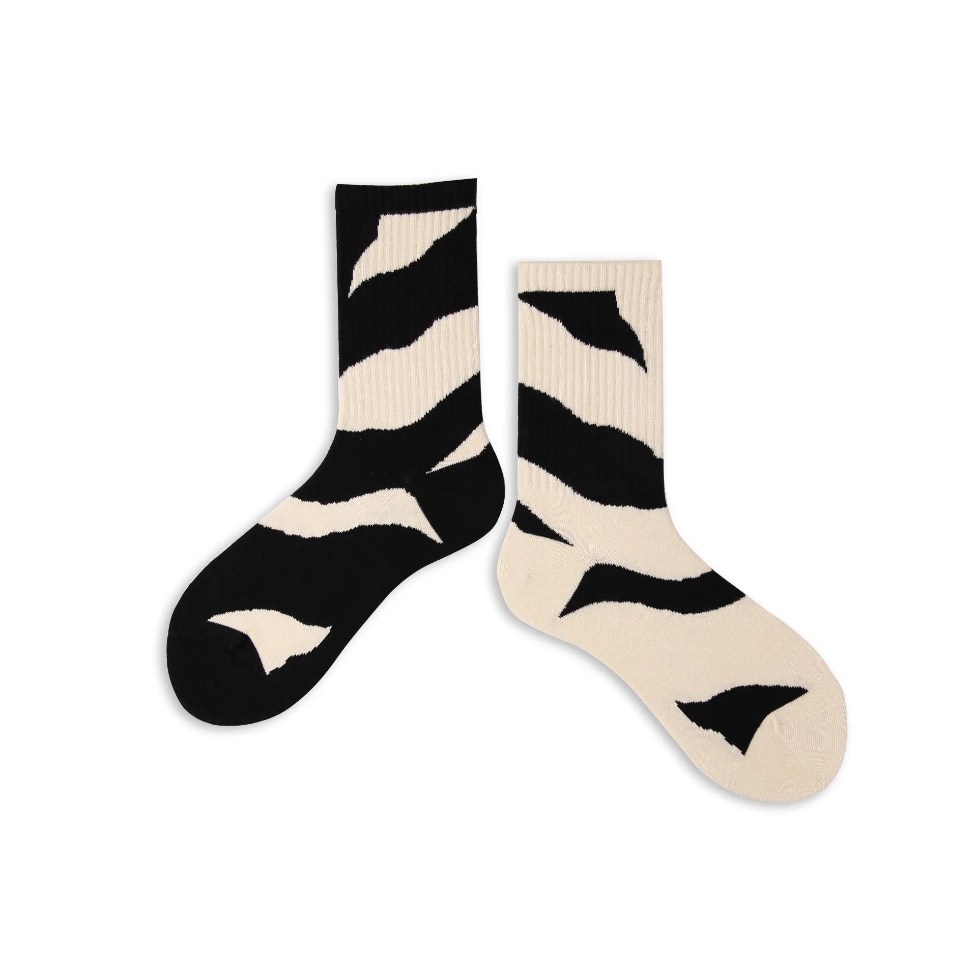 Japanese Korean Style Harajuku Socks Women Combed Cotton Boneless Crew AB Socks Men Street Fashion Trend Sports Couple Socks