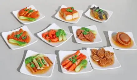 2PCS 1:6 Scale Dollhouse Miniature food Japanese Seafood Noodles Pretend Kitchen food for Blyth,1/6 Doll Accessories - Free Item.