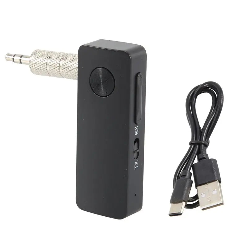 ABDW-Bluetooth 5.3 Transmitter Receiver Adapter Wireless Audio For Car Music Headphone Speaker 3.5Mm Jack AUX Audio Adapter