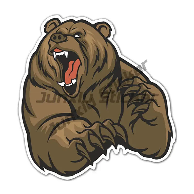 RU RUS Russian Bear Russia Country Code Oval Sticker Flag Bumper Water Proof Vinyl Car Stickers